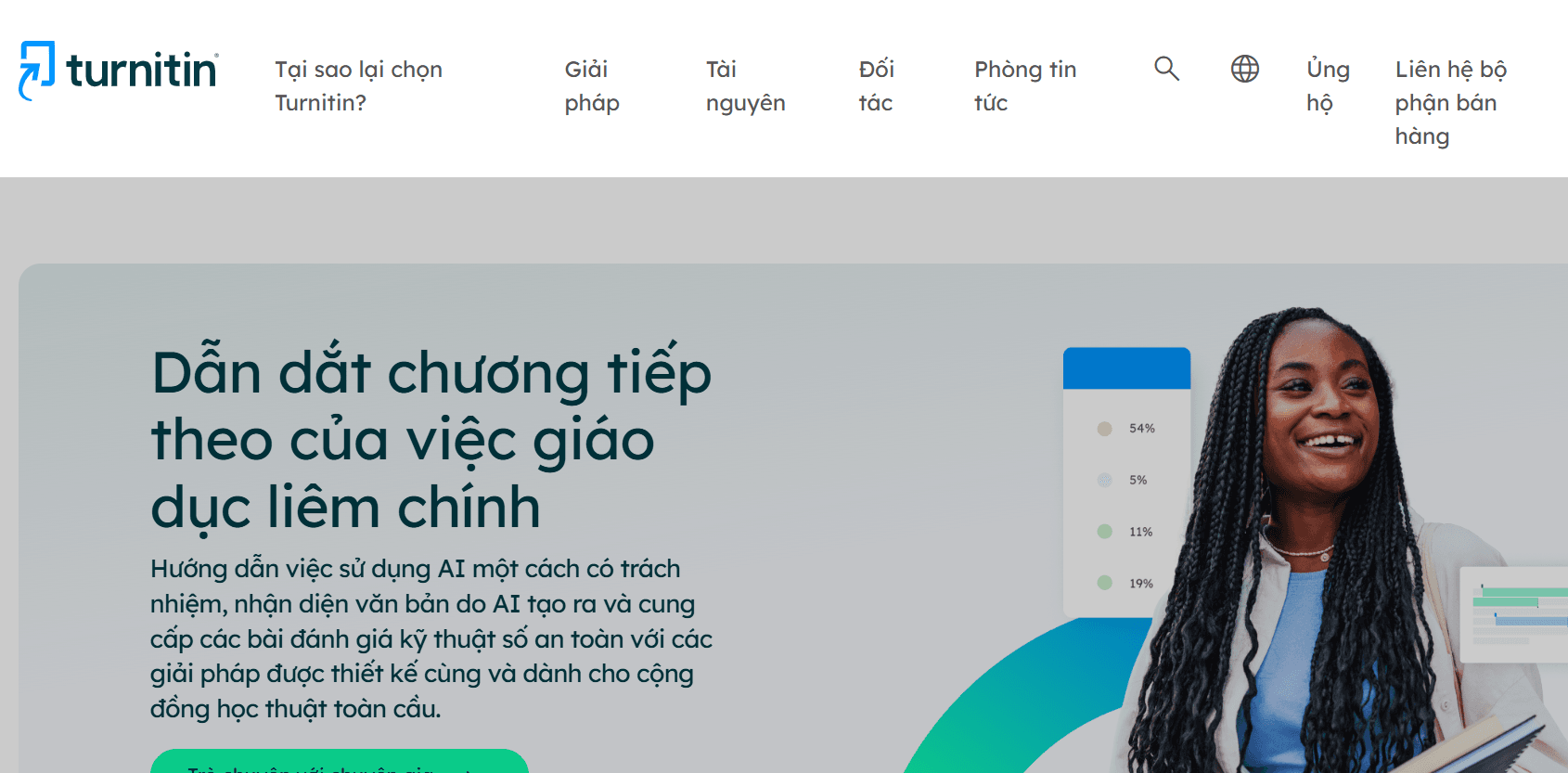 tính năng của công cụ Turnitin