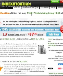 Mua chung Indexification Group Buy theo tháng giá rẻ