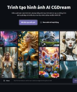 Mua tài khoản CGDream AI Thiết kế hình ảnh 3D