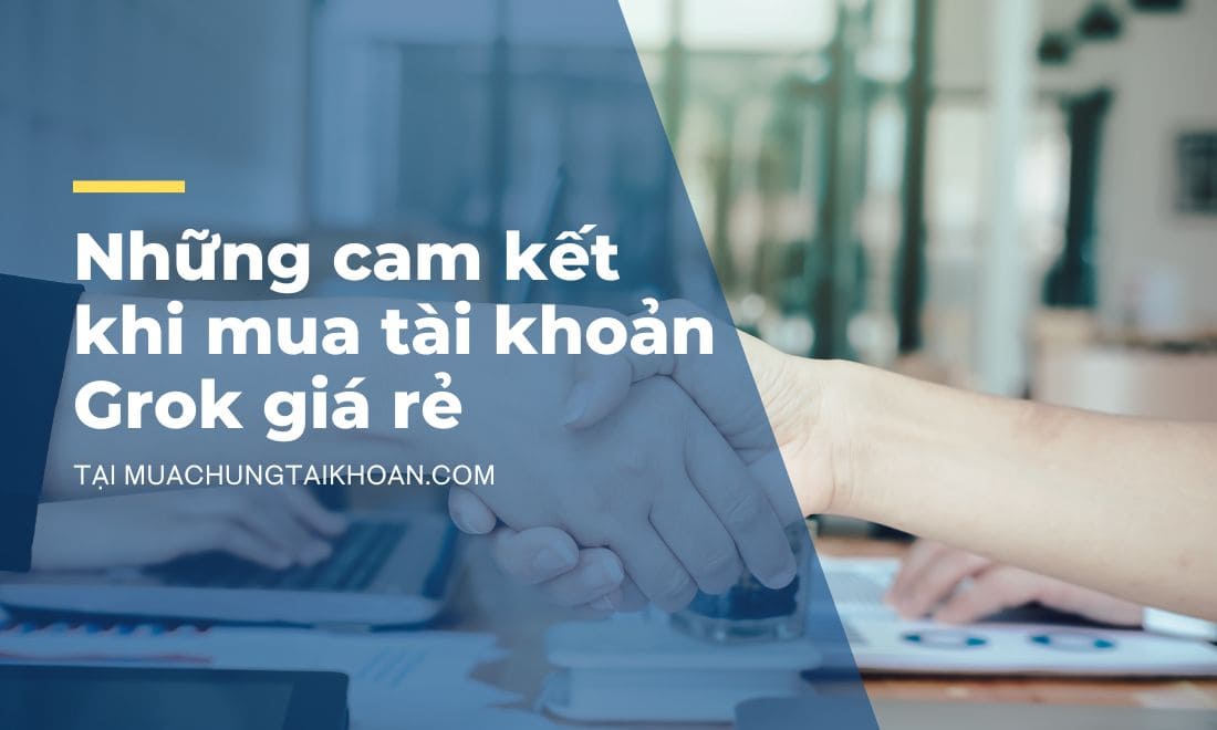 Cam kết chất lượng khi mua tài khoản Grok AI giá rẻ