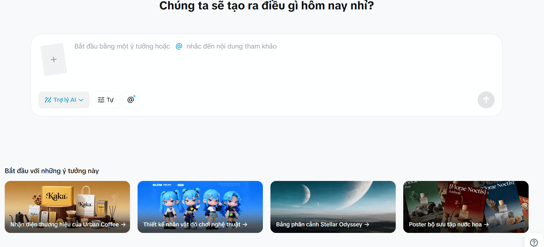 giao diện tài khoản Manus AI