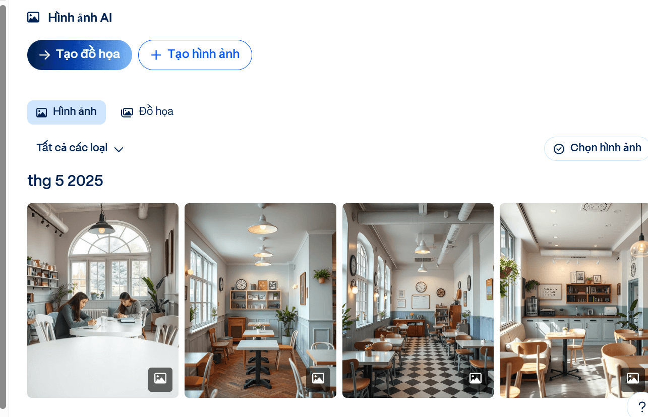 tính năng tạo hình ảnh của Gammar