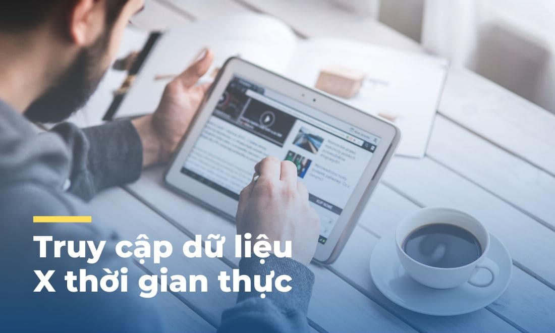 Cập nhật dữ liệu X thời gian thực