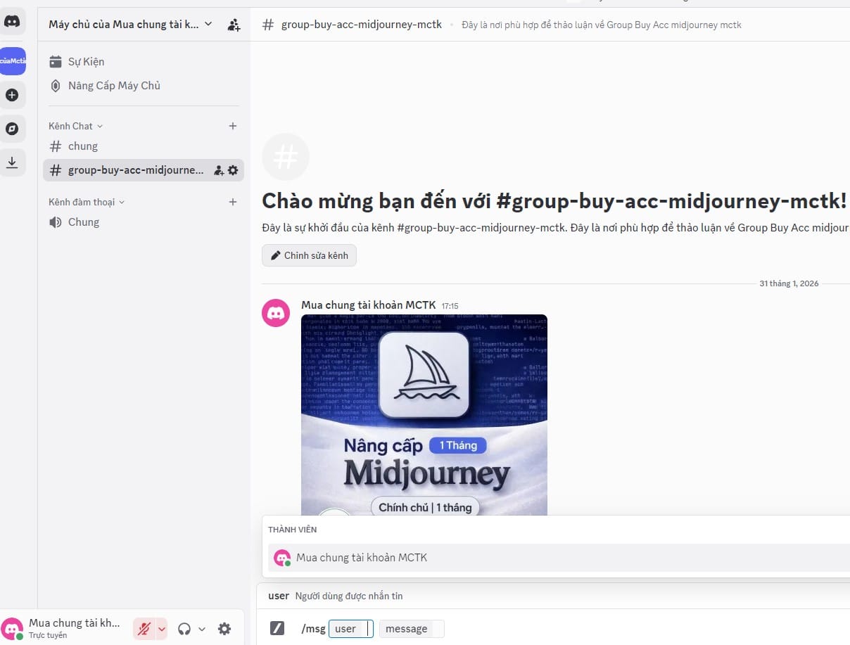 giao diện nền tảng
