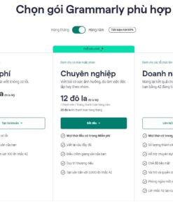 tài khoản grammarly giá rẻ