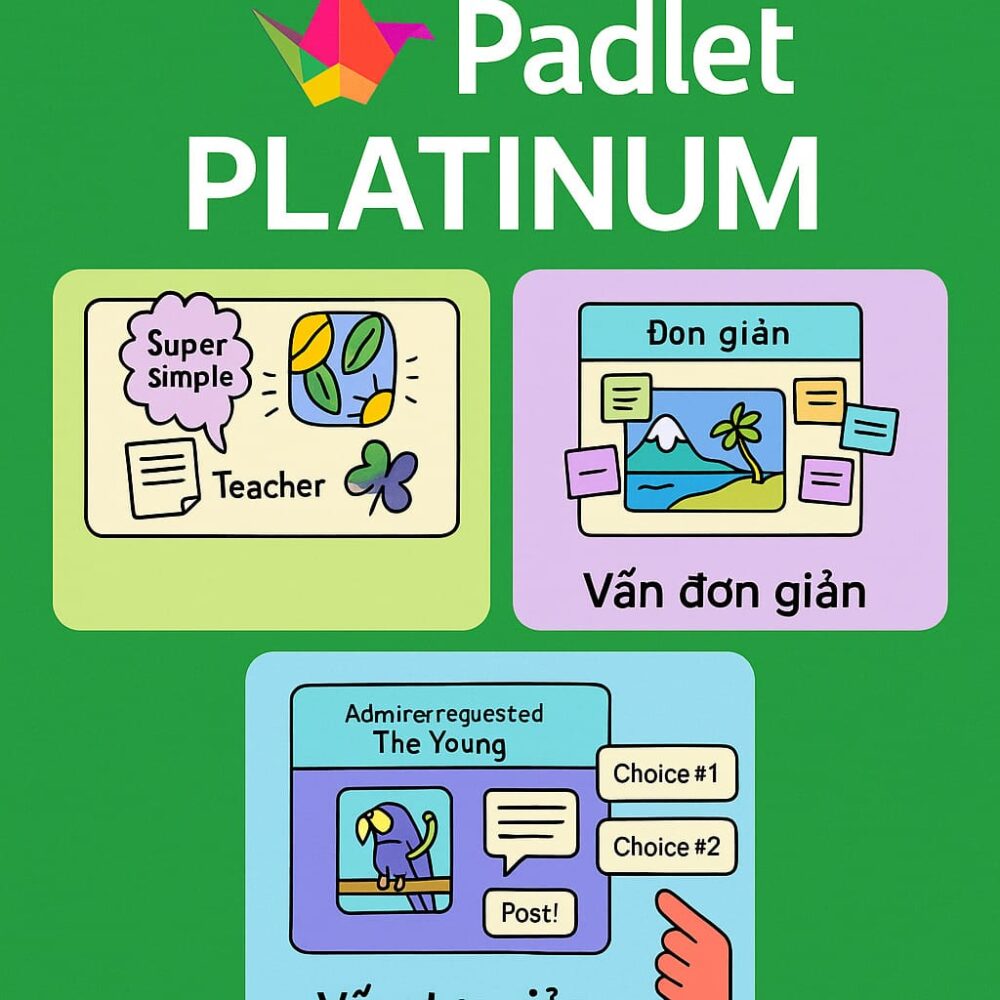 Nâng cấp Padlet giá rẻ 1 năm MCTK