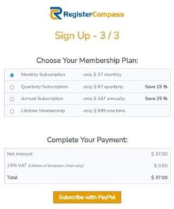 Registercompass