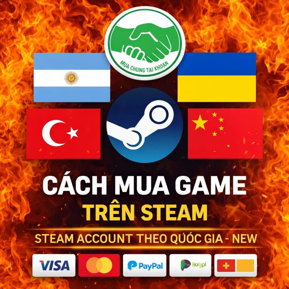 Tài Khoản Steam Có Game Giá Rẻ