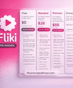 Tài khoản Fliki AI