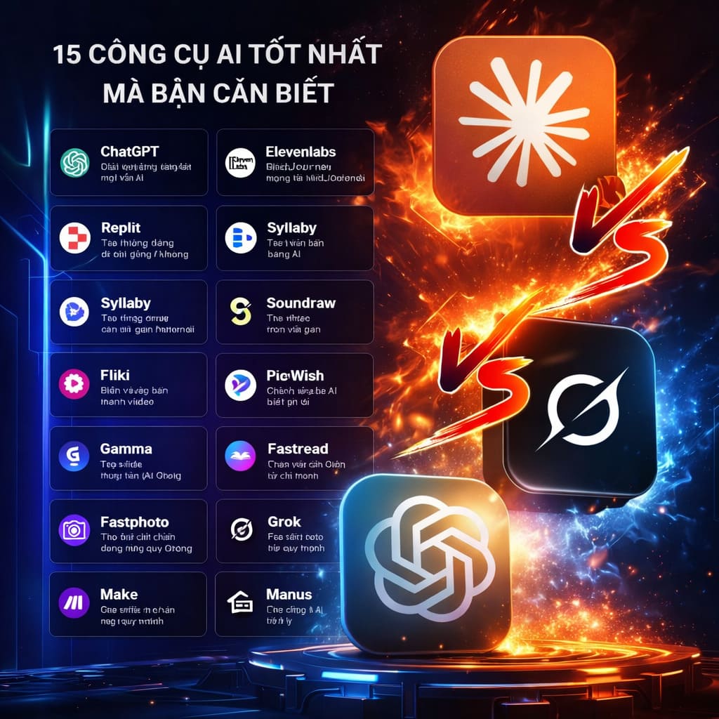 AI Nào Tốt Nhất Đánh Giá Chi Tiết ChatGPT, Claude, Gemini và Grok
