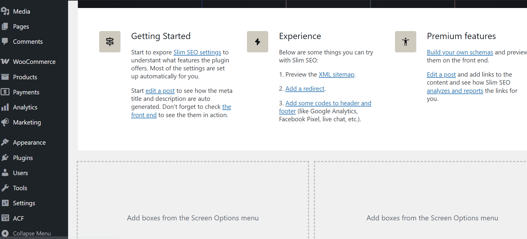 tính năng Slim SEO Schema