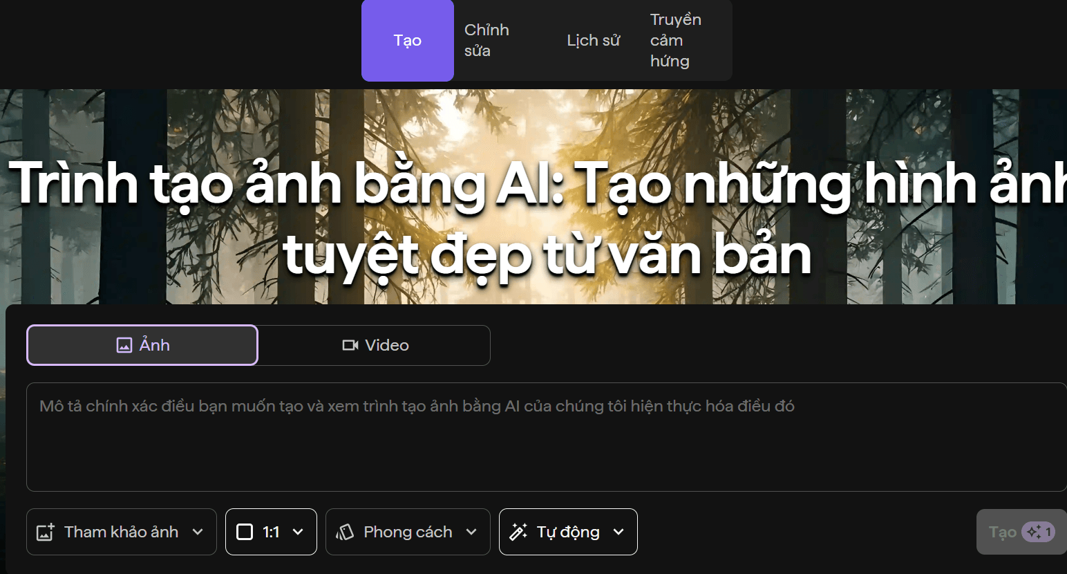 Tính năng tài khoản Shutterstock