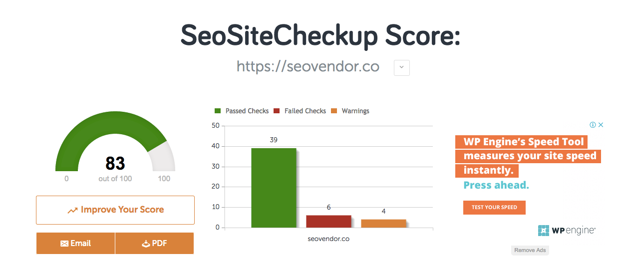 SEO Site Checkup