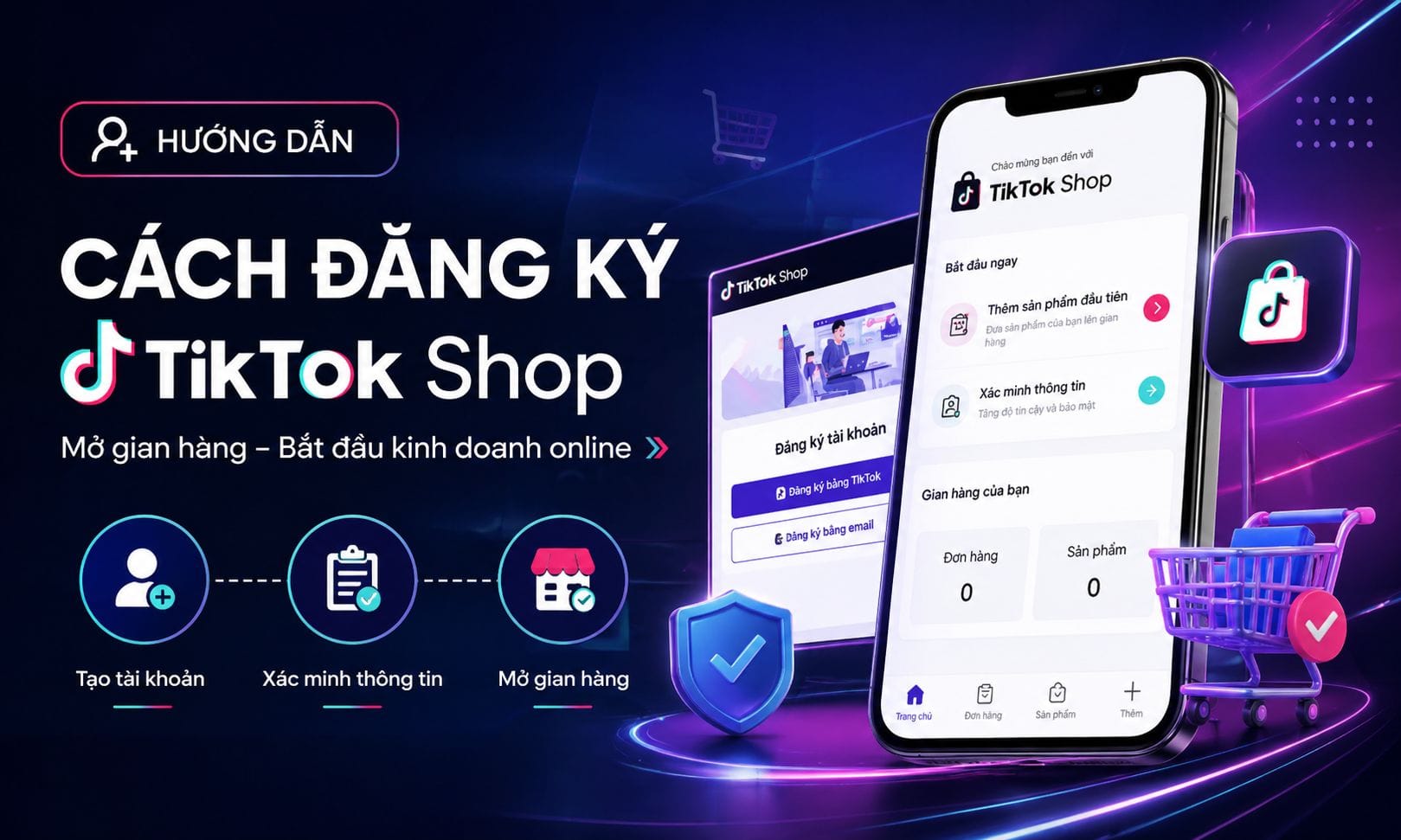 Cách đăng ký TikTok Shop
