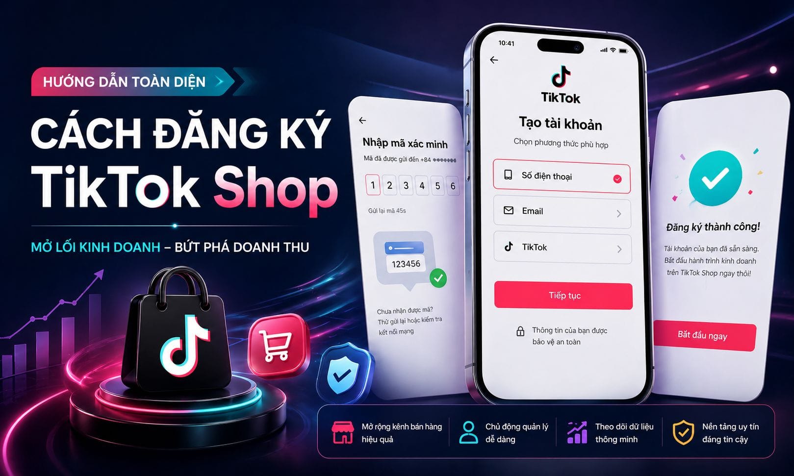 Hướng dẫn đăng đăng ký Tiktok shop chi thiết