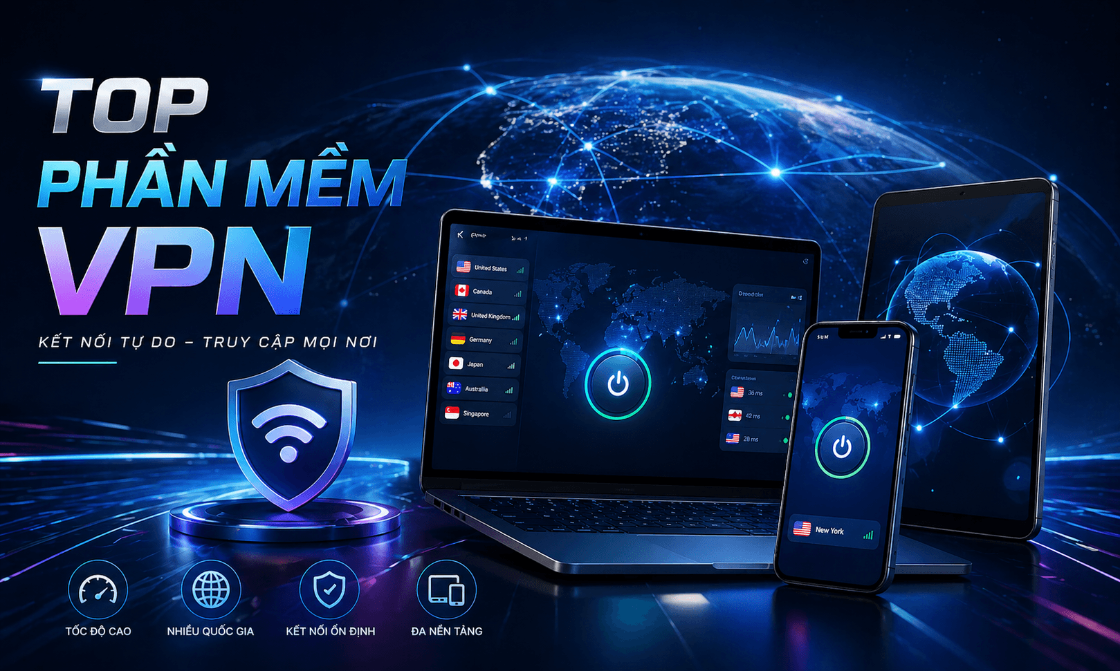 Các phần mềm VPN nên chọn