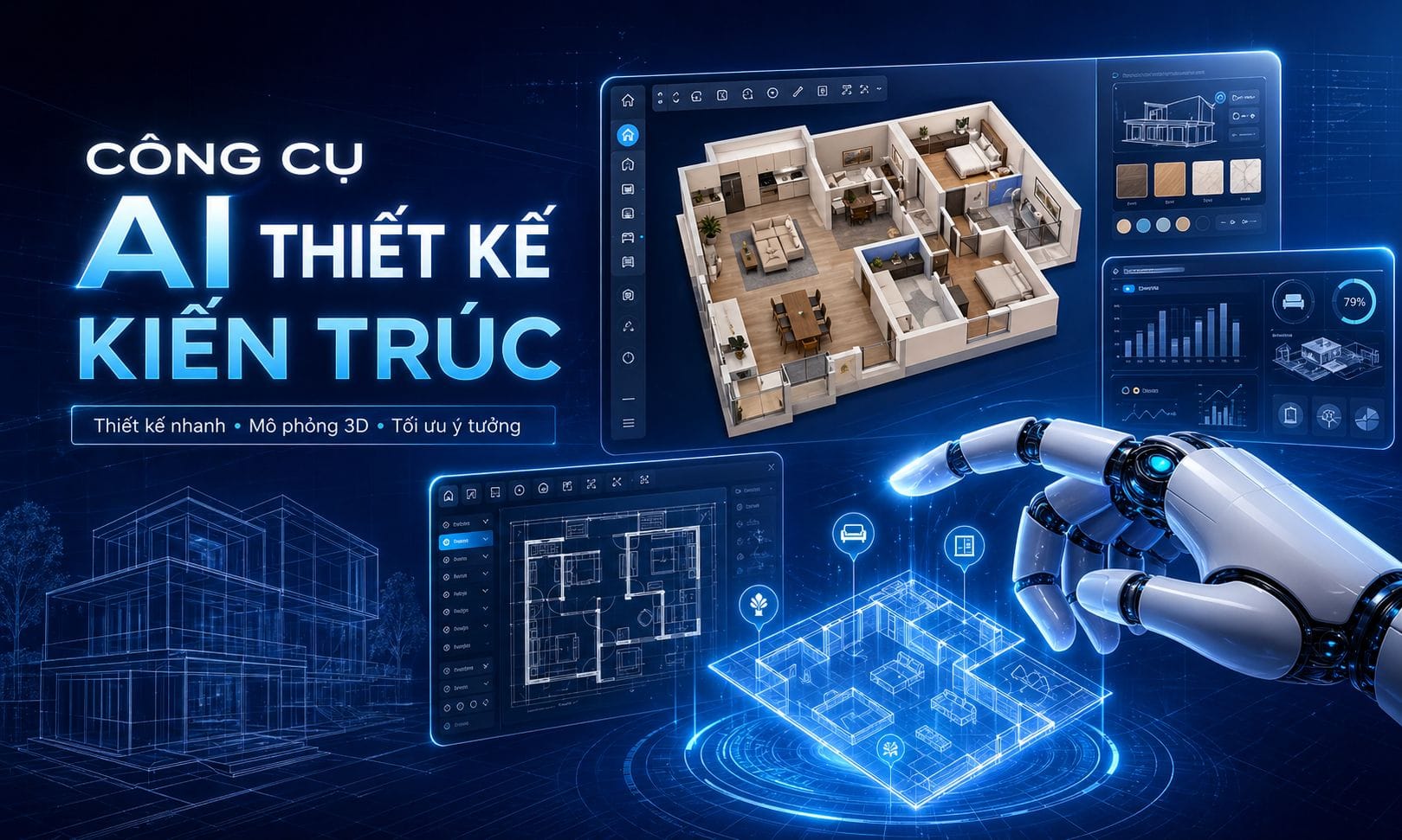 Công cụ AI thiết kế kiến trúc phù hợp