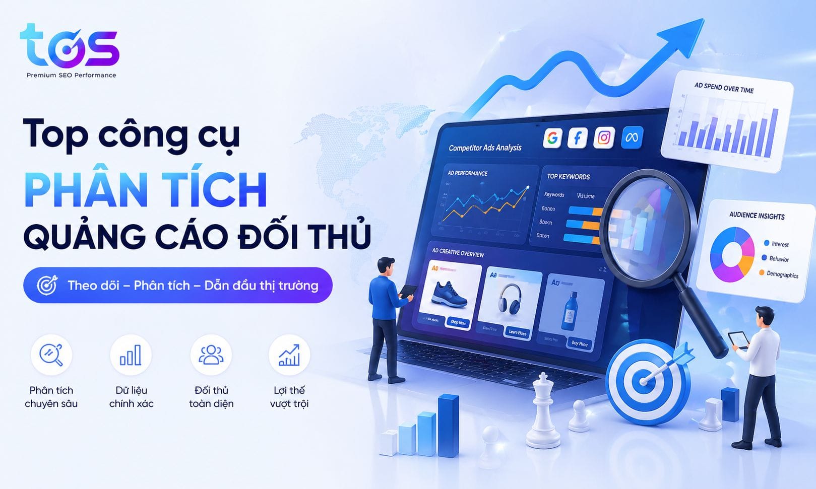 Các công cụ phân tích quảng cáo đối thủ phù hợp
