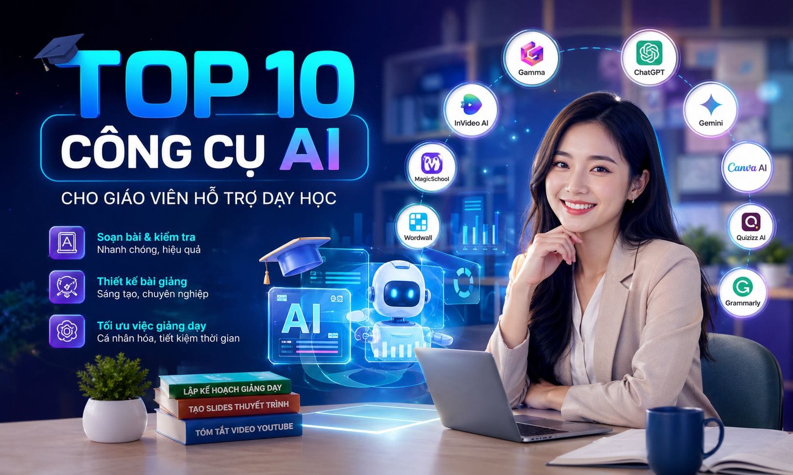 Công Cụ AI Cho Giáo Viên Hỗ Trợ Dạy Học 
