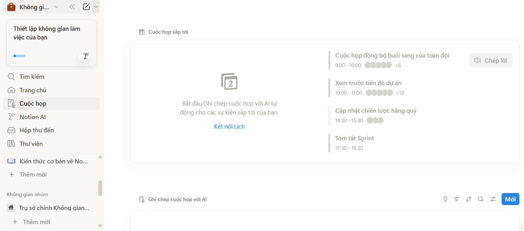 tính năng tài khoản Notion Pro