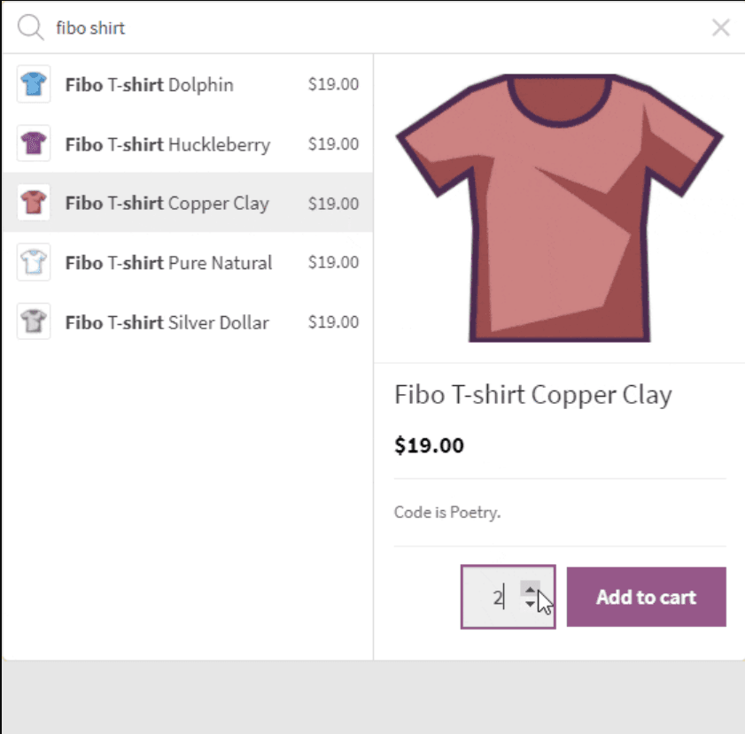 tính năng FiboSearch