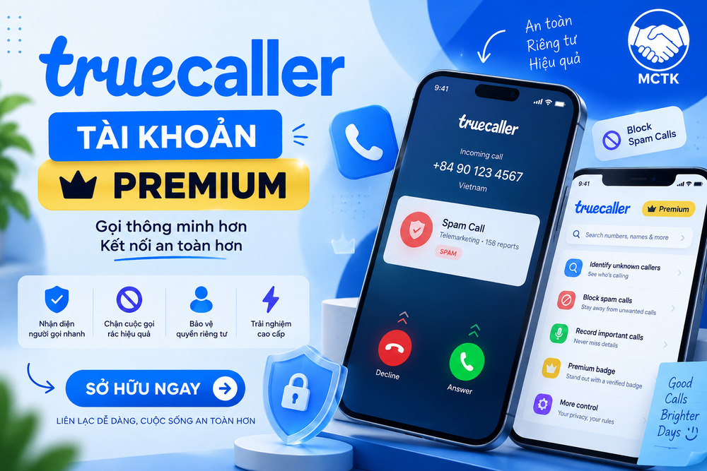 Tài Khoản Truecaller Premium 1 Truecaller-Premium