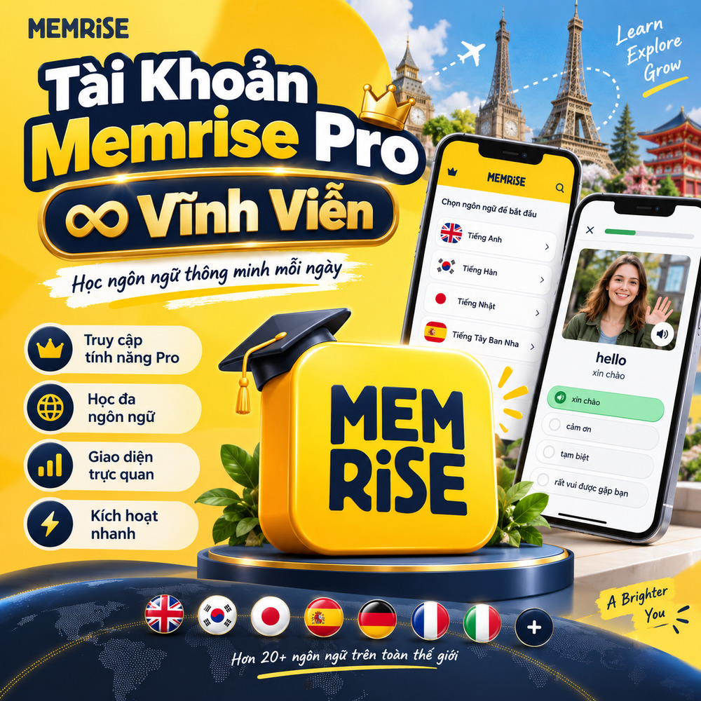Memrise Pro 1 Memrise pro vĩnh viễn
